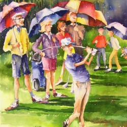 Golfers | Price: $450 | 19x27