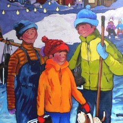 Pond Hockey | Price: $2800 | 24x36