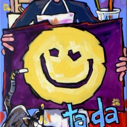 Wynne -the artist-Ta-da | Price: $400 | 15x30